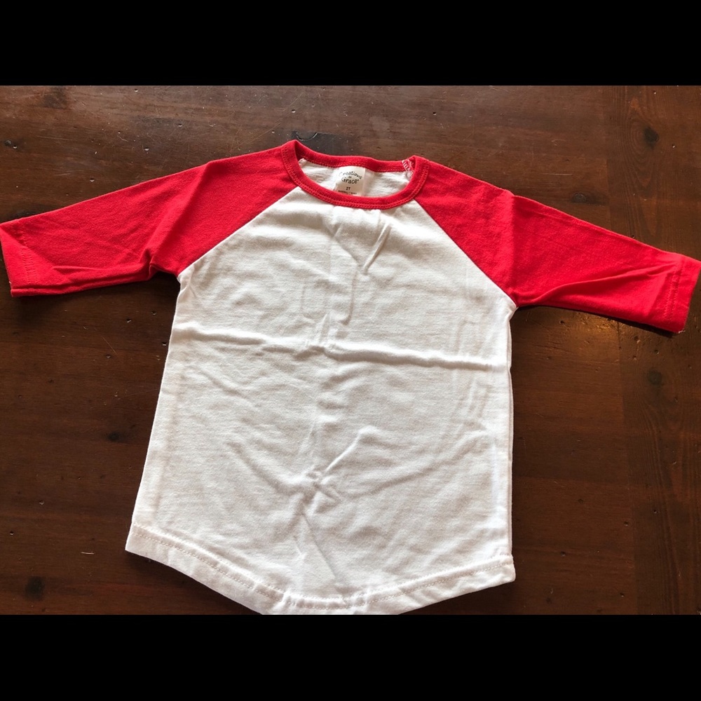 Toddler raglan tee